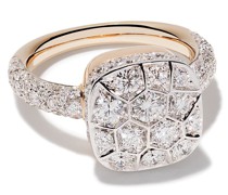 18kt 'Nudo' Rot- und Weißgoldring