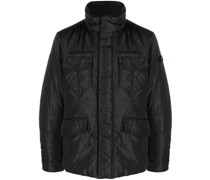 Gefütterte Jacke mit Stehkragen