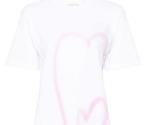 Luis heart-print T-shirt