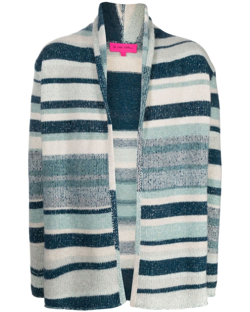 The Elder Statesman Damen Gestreifter Cardigan