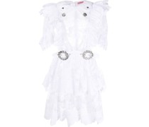 Kleid mit Spitzenmuster