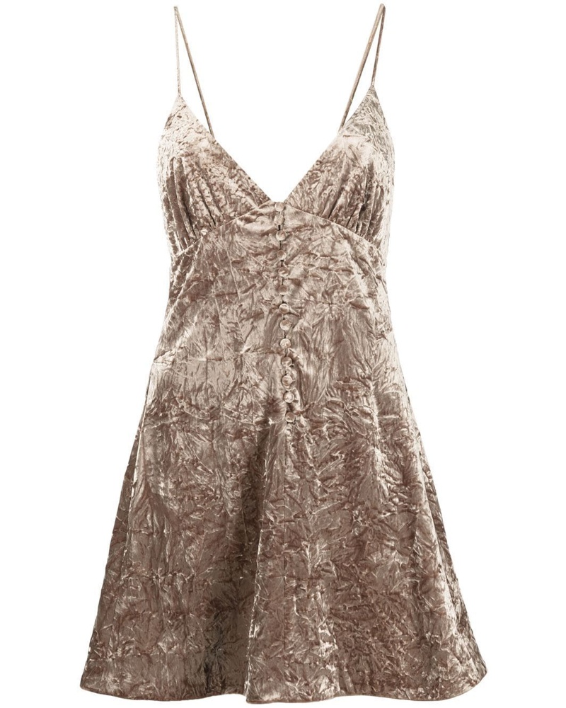 Saint Laurent Damen Kleid mit Spaghettiträgern