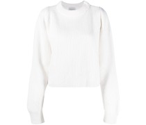 Pullover aus geripptem Strick