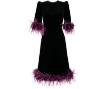 Midikleid aus Samt