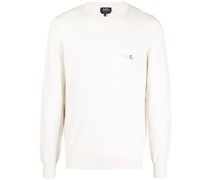 A.P.C. Pullover mit Logo-Stickerei