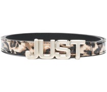 Gürtel mit Leoparden-Print