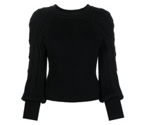 Pullover mit Zopfmuster