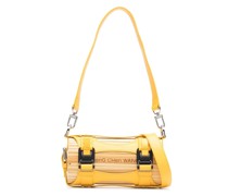 bamboo-panel crossbody bag