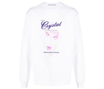 Club Crystal T-Shirt mit grafischem Print