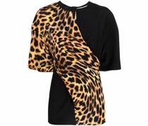 T-Shirt mit Geparden-Print