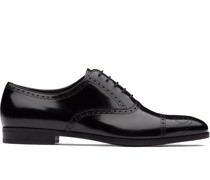 Oxford-Schuhe aus gebürstetem Leder