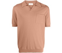 Poloshirt mit offenem Kragen