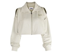 Jacke mit Logo-Stickerei