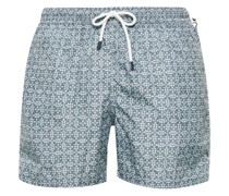 Madeira geometric-print swim shorts