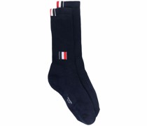 Intarsien-Socken mit RWB-Streifen