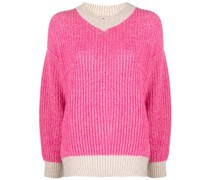 Pullover mit V-Ausschnitt
