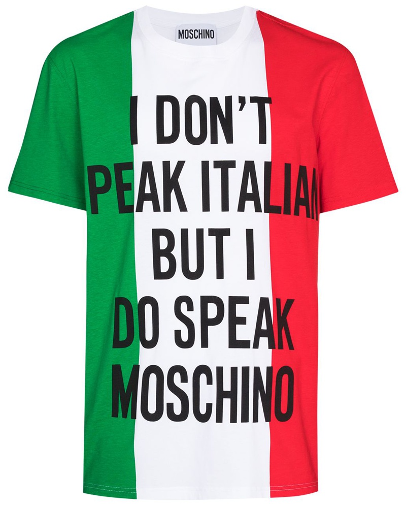 robe t shirt moschino