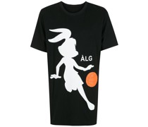 Langes T-Shirt mit grafischem Print