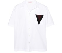 Popeline-Hemd mit Reverskragen