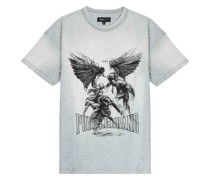 T-Shirt mit "Fight"-Print