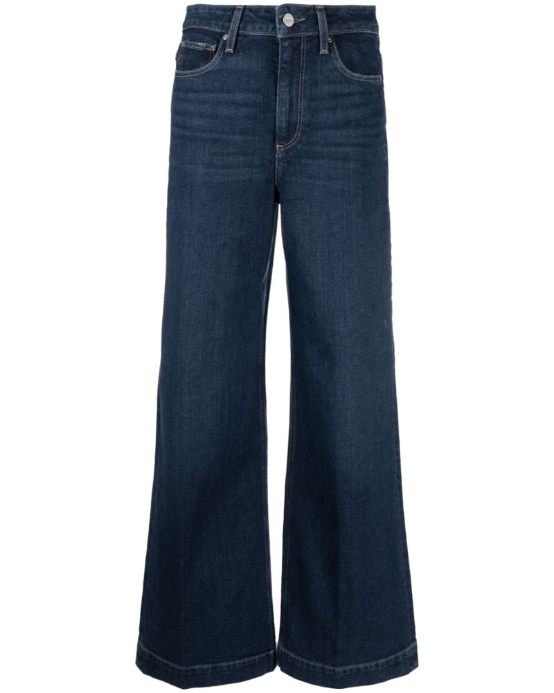 Paige Damen Weite Cropped-Jeans