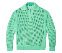 Pullover mit Lochstrickmuster