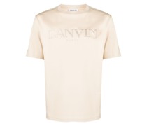 T-Shirt mit Logo-Stickerei