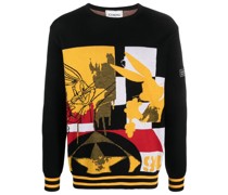 Pullover mit Cartoon-Print