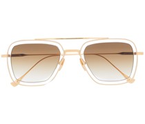 Eckige Sonnenbrille mit Farbverlauf