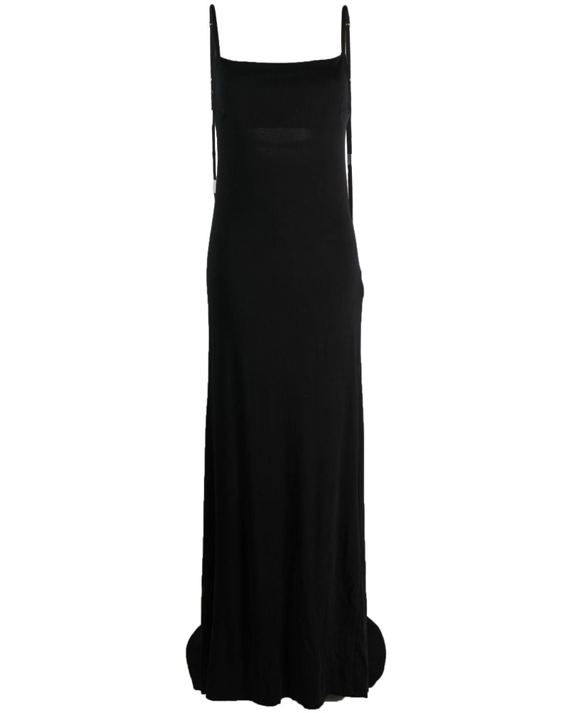 Ann Demeulemeester Damen Drapiertes Seidenkleid
