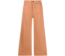 Weite Cropped-Jeans