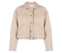 Marine Cropped-Jacke