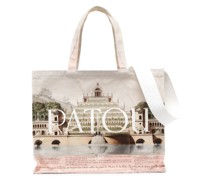 Shopper mit Logo-Print