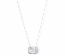 18kt Weißgoldhalskette mit Diamanten