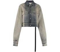 Klassische Cropped-Jeansjacke