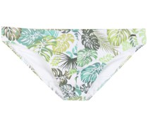 Badehose mit Blatt-Print