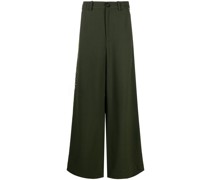 Weite Hose mit hohem Bund