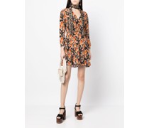 Kleid mit V-Ausschnitt