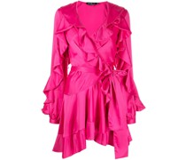 Minikleid mit Rüschenärmeln