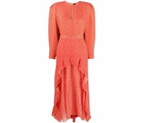 Rüschenkleid aus Seide