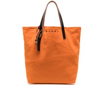 Schultertasche mit Logo-Print