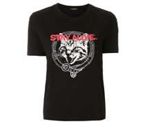 T-Shirt mit Katzen-Print