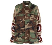 TU LIZE' Jacke mit Camouflagemuster