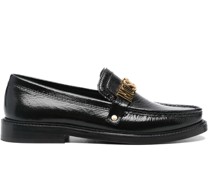 Loafer mit Logo-Schild