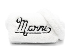 Schultertasche mit Logo-Stickerei