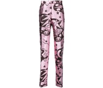 Hose mit Sharp-Print