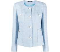 button-up tweed jacket