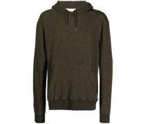 hooded knitted sweater