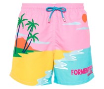 Gustavia printed swim shorts