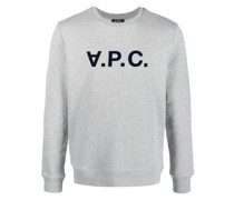 A.P.C. Sweatshirt mit Logo-Print